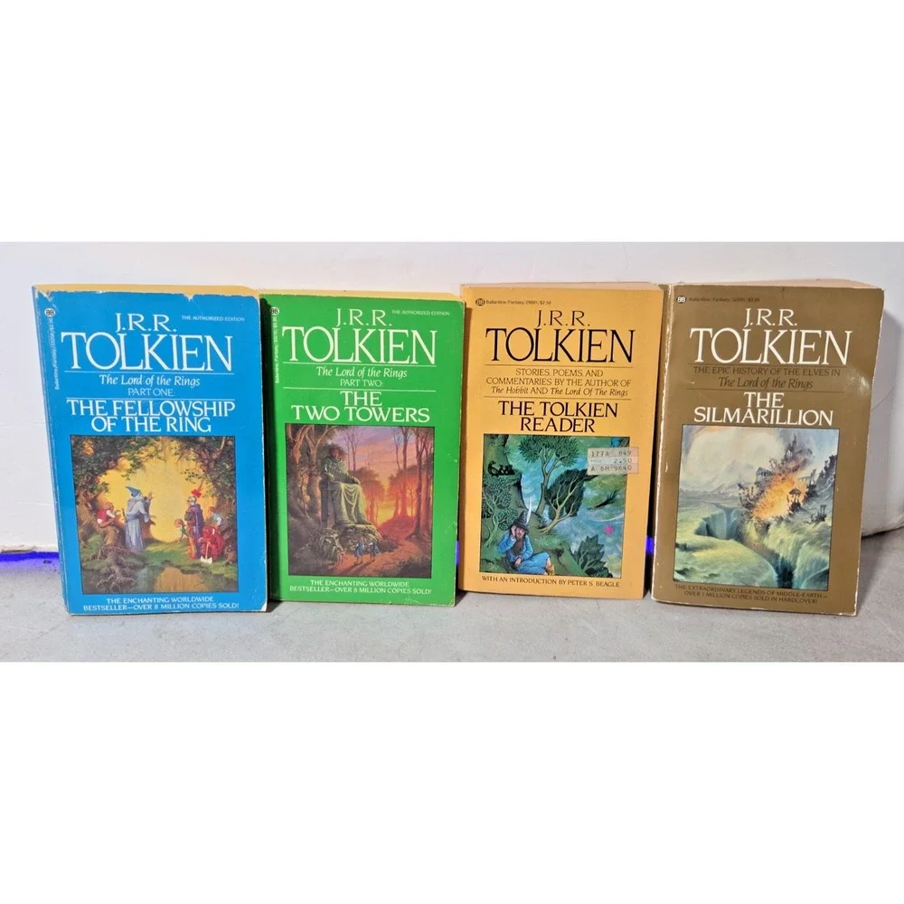 Lord of the Rings One & Two, Silmarillion, Tolkein Reader J.R.R. Tolkein Lot 4